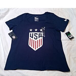 NWT Nike USWNT Women's T-Shirt XL Blue